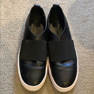 Steven by Steve Madden Black Slip On Shoes